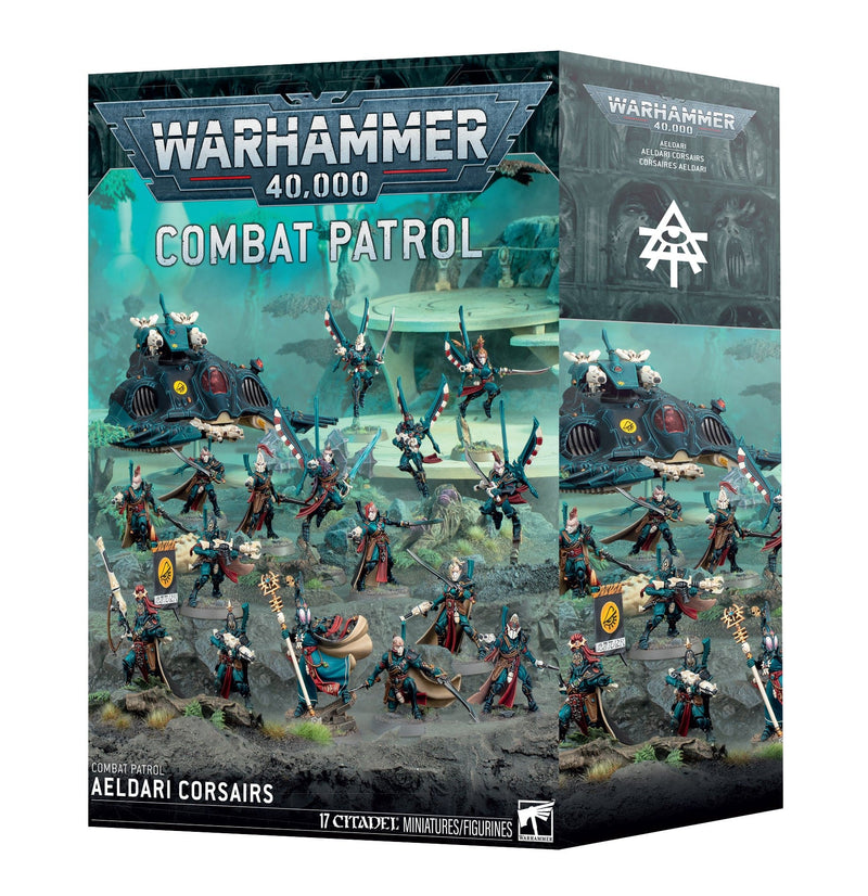Games Workshop Warhammer 40,000: Combat Patrol - Aeldari Corsairs available at Northumbrian Tin Soldier