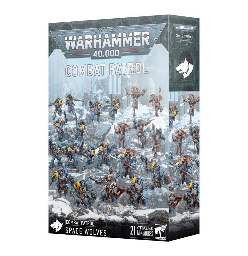 Games Workshop Warhammer 40,000: Combat Patrol - Space Wolves available at Northumbrian Tin Soldier