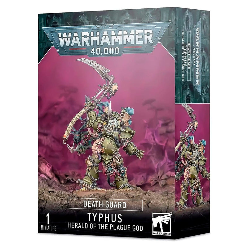 Games Workshop Warhammer 40,000: Death Guard - Typhus Herald Of The Plague God available at Northumbrian Tin Soldier