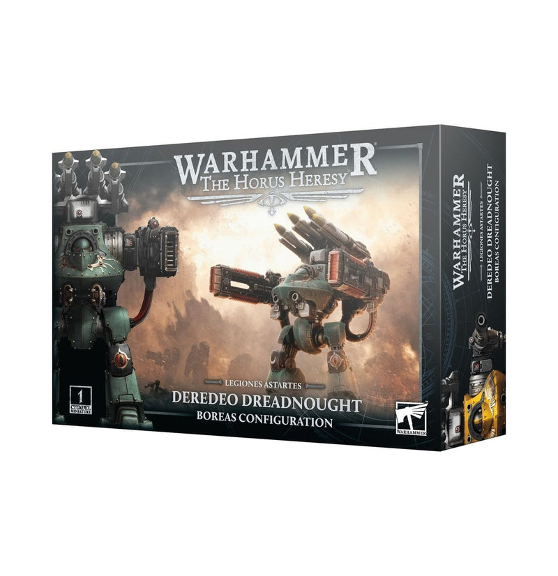 Games Workshop Warhammer 40,000: Deredeo Dreadnought Boreas Configuration available at Northumbrian Tin Soldier