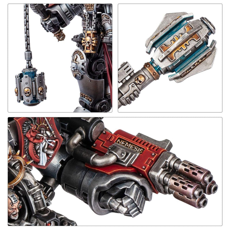 Games Workshop Warhammer 40,000: Grey Knights - Grand Master In Nemesis Dreadknight available at Northumbrian Tin Soldier