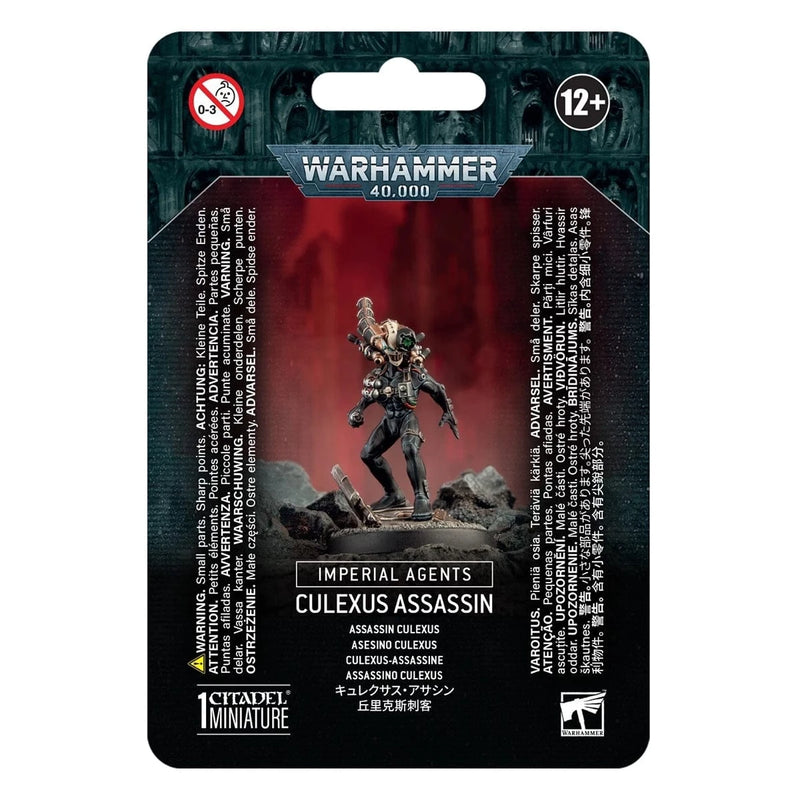 Games Workshop Warhammer 40,000: Imperial Agents - Culexus Assassin available at Northumbrian Tin Soldier