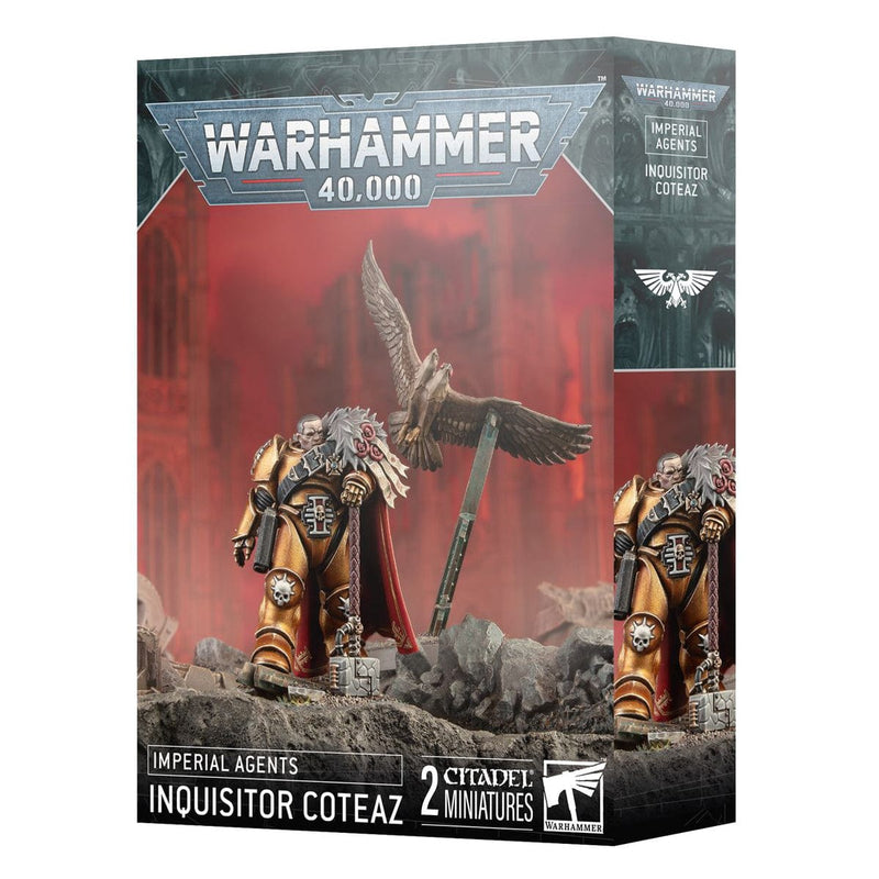 Games Workshop Warhammer 40,000: Imperial Agents - Inquisitor Coteaz available at Northumbrian Tin Soldier