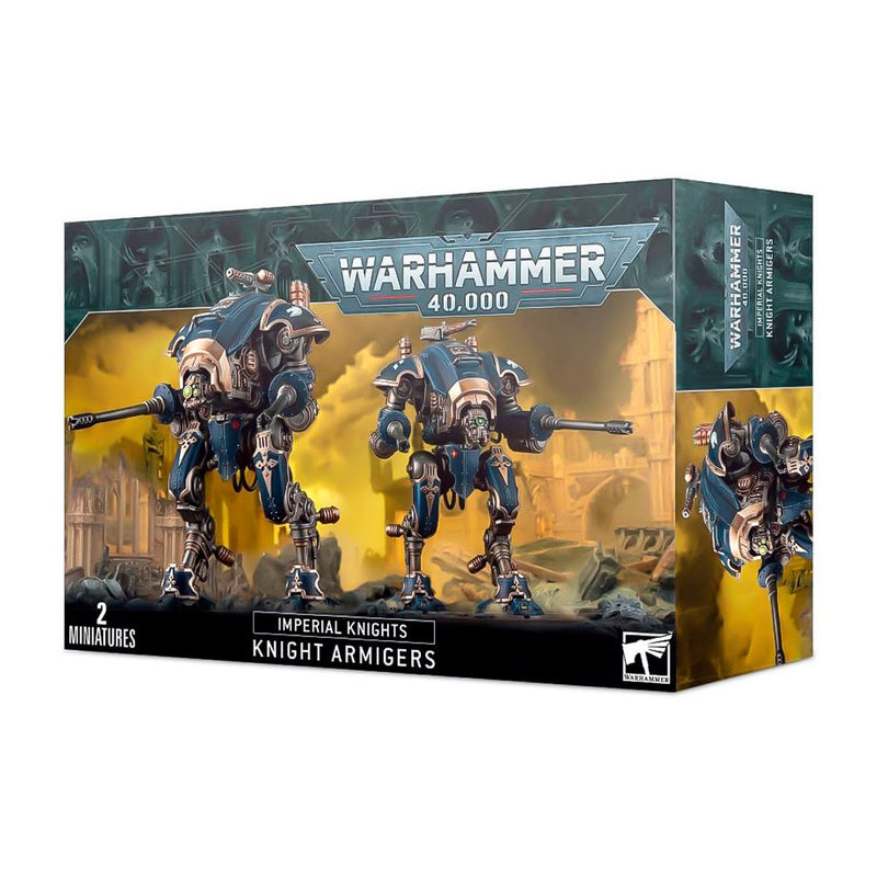Games Workshop Warhammer 40,000: Imperial Knights - Knight Armigers available at Northumbrian Tin Soldier