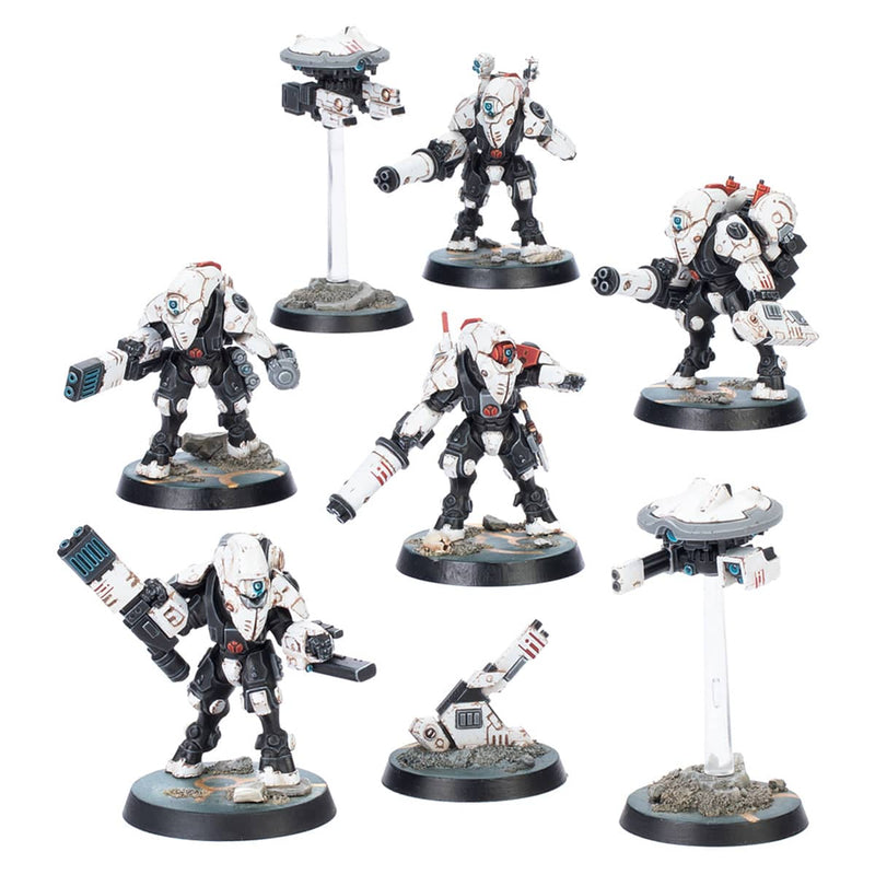 Games Workshop Warhammer 40,000: Kill Team - XV26 Stealth Battlesuits available at Northumbrian Tin Soldier