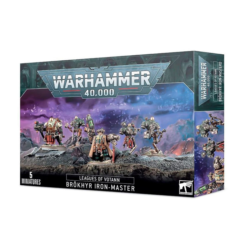 Games Workshop Warhammer 40,000: Leagues Of Votann - Brôkhyr Iron-Master available at Northumbrian Tin Soldier