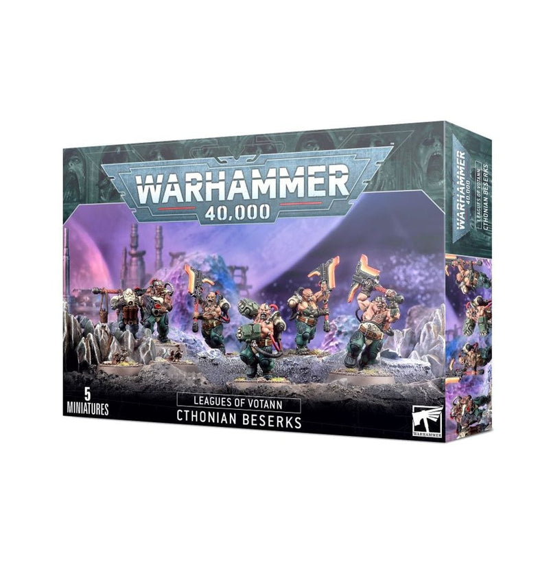 Games Workshop Warhammer 40,000: Leagues Of Votann - Cthonian Beserks available at Northumbrian Tin Soldier