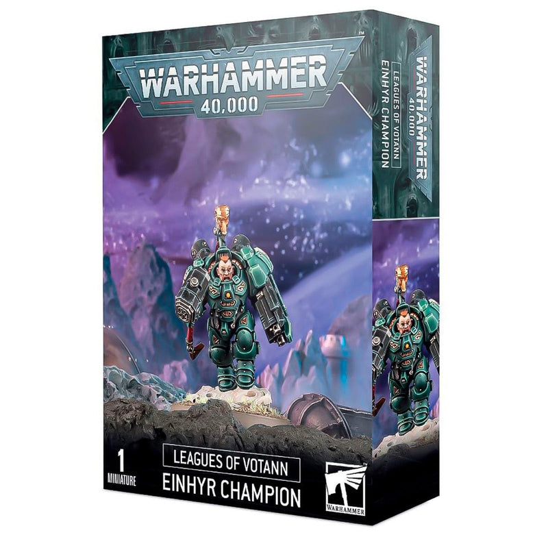 Games Workshop Warhammer 40,000: Leagues Of Votann - Einhyr Champion available at Northumbrian Tin Soldier