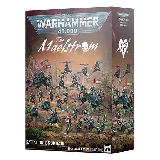 Games Workshop Warhammer 40,000: Maelstrom Battalion - Drukhari available at Northumbrian Tin Soldier
