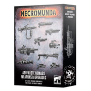 Games Workshop Warhammer 40,000: Necromunda - Ash Waste Nomads Weapons & Upgrades available at Northumbrian Tin Soldier