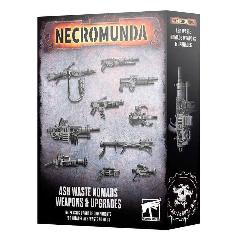 Games Workshop Warhammer 40,000: Necromunda - Ash Waste Nomads Weapons & Upgrades available at Northumbrian Tin Soldier