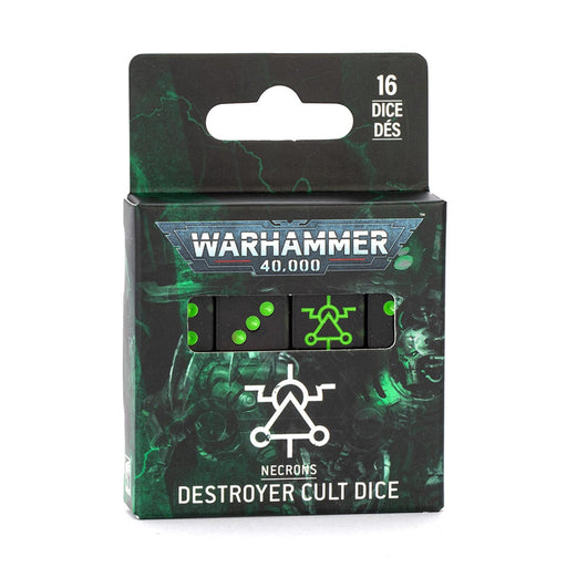 Games Workshop Warhammer 40,000: Necrons: Destroyer Cult Dice available at Northumbrian Tin Soldier