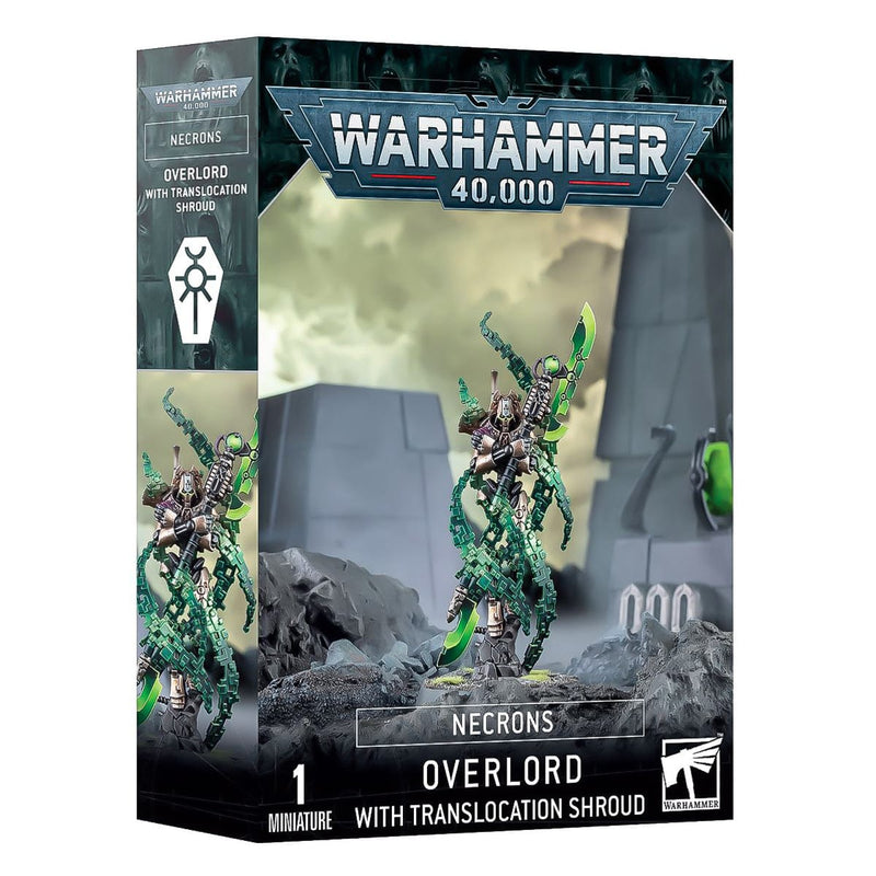 Games Workshop Warhammer 40,000: Necrons - Overlord + Translocation Shroud available at Northumbrian Tin Soldier