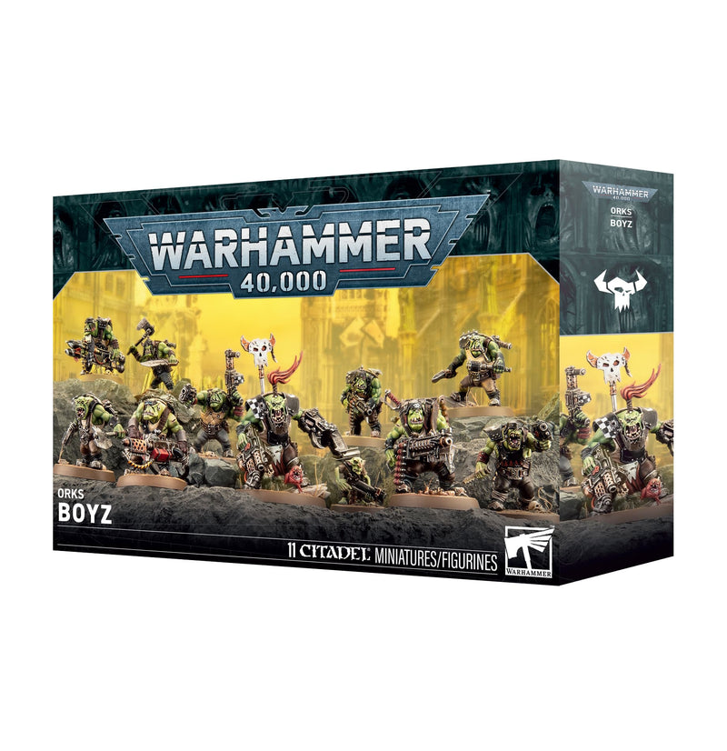 Games Workshop Warhammer 40,000: Orks - Boyz available at Northumbrian Tin Soldier