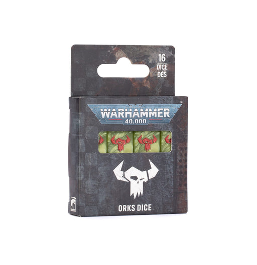 Games Workshop Warhammer 40,000: Orks Dice available at Northumbrian Tin Soldier