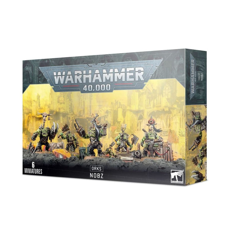 Games Workshop Warhammer 40,000: Orks - Nobz available at Northumbrian Tin Soldier
