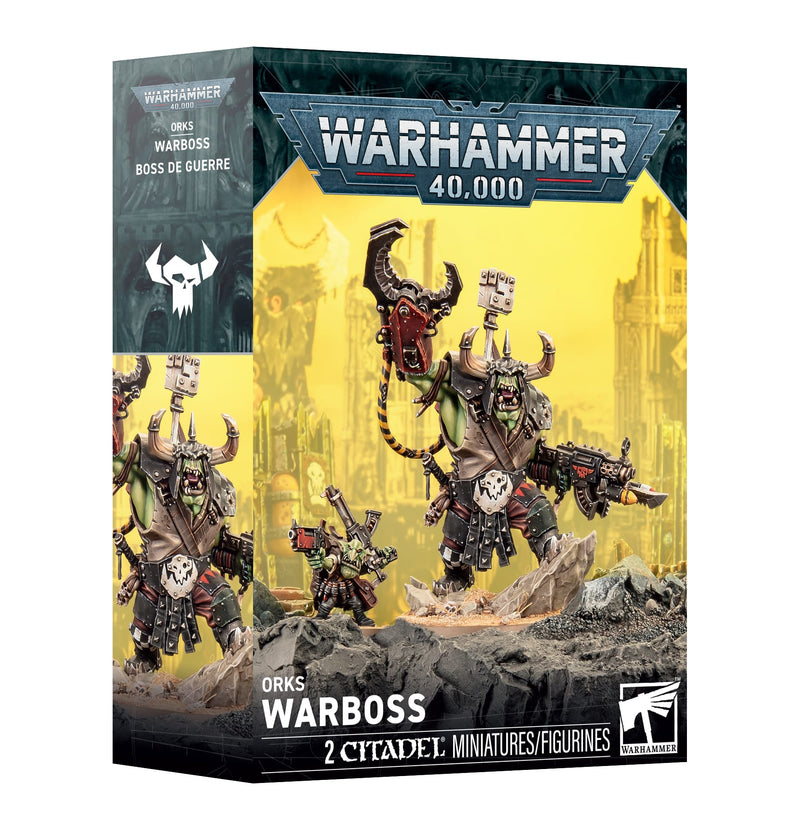 Games Workshop Warhammer 40,000: Orks - Warboss available at Northumbrian Tin Soldier