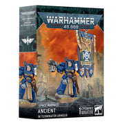 Games Workshop Warhammer 40,000: Space Marines - Ancient in Terminator Armour available at Northumbrian Tin Soldier