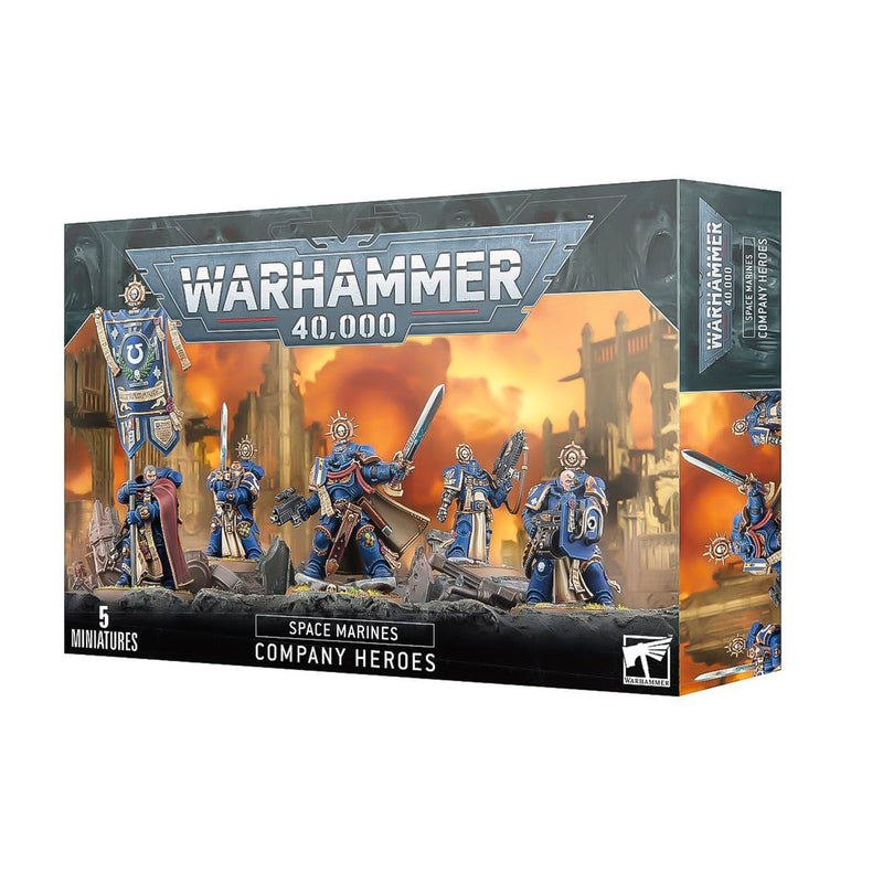 Games Workshop Warhammer 40,000: Space Marines - Company Heroes available at Northumbrian Tin Soldier