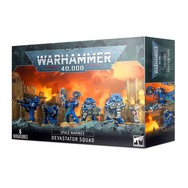 Games Workshop Warhammer 40,000: Space Marines - Devastator Squad available at Northumbrian Tin Soldier