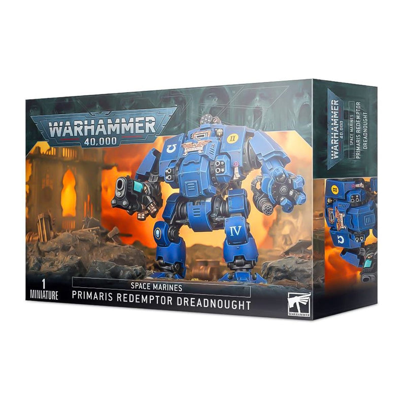 Games Workshop Warhammer 40,000: Space Marines - Primaris Redemptor Dreadnought available at Northumbrian Tin Soldier