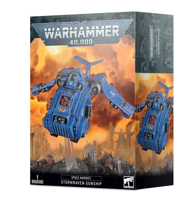 Games Workshop Warhammer 40,000: Space Marines Stormraven Gunship available at Northumbrian Tin Soldier