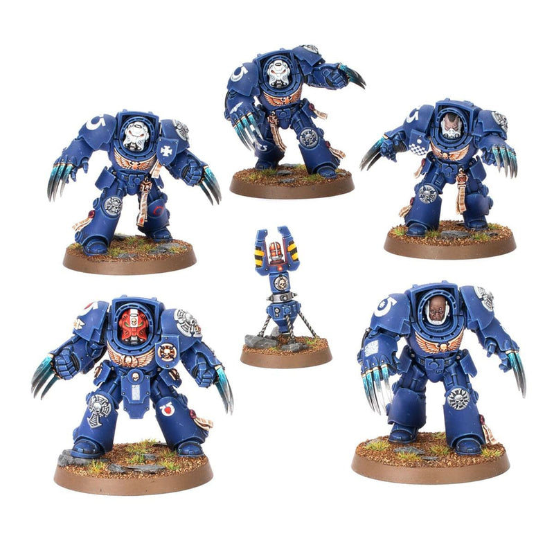 Games Workshop Warhammer 40,000: Space Marines - Terminator Assault Squad available at Northumbrian Tin Soldier