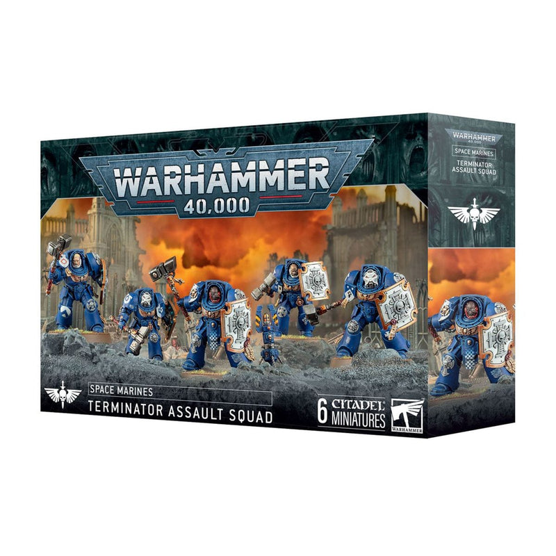 Games Workshop Warhammer 40,000: Space Marines - Terminator Assault Squad available at Northumbrian Tin Soldier