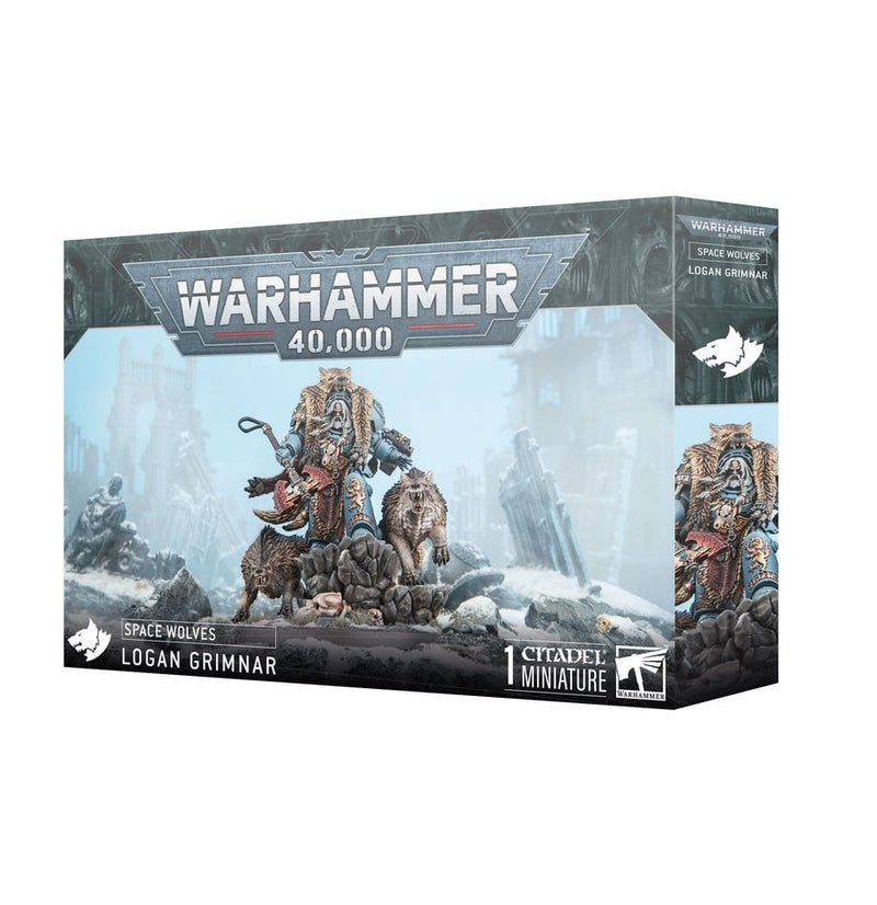 Games Workshop Warhammer 40,000: Space Wolves - Logan Grimnar available at Northumbrian Tin Soldier