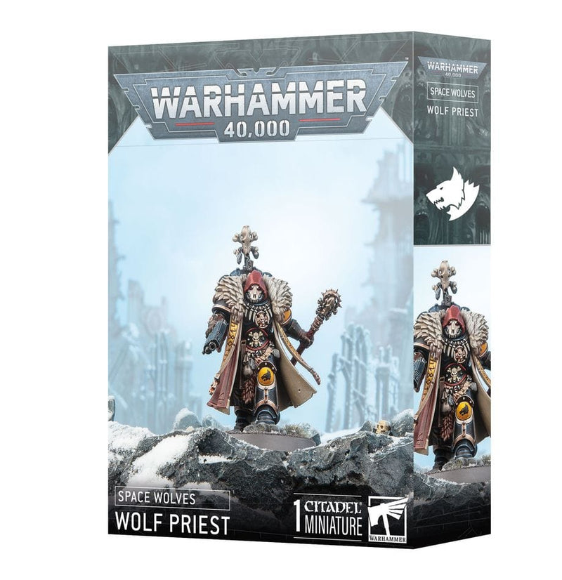 Games Workshop Warhammer 40,000: Space Wolves - Wolf Priest available at Northumbrian Tin Soldier
