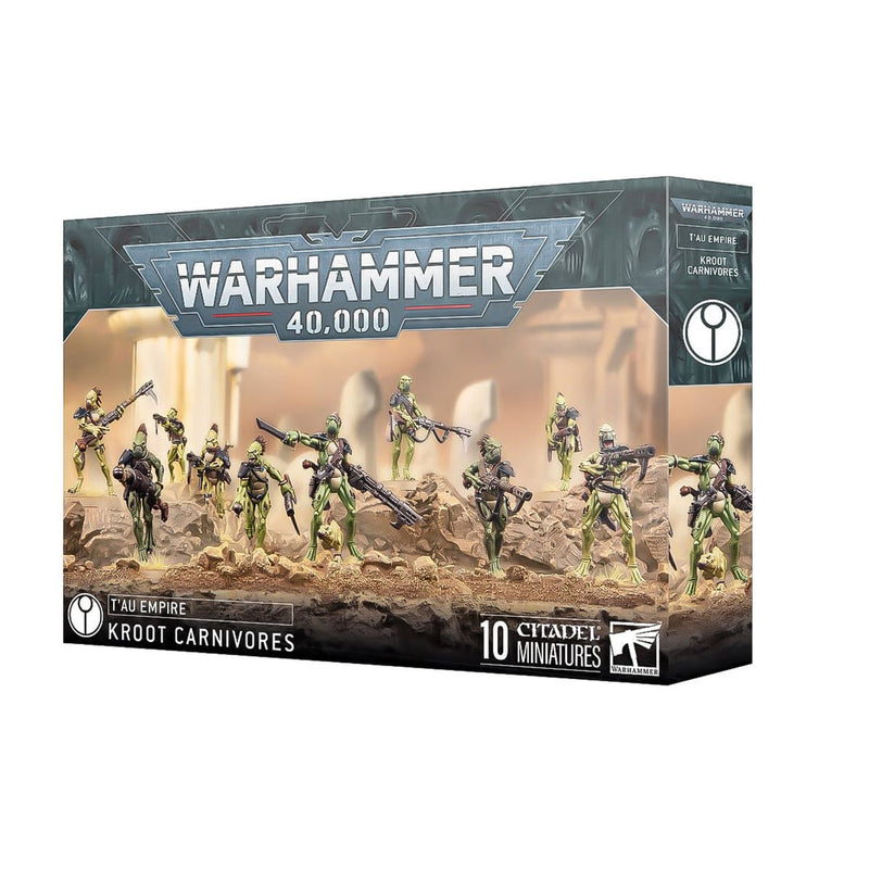Games Workshop Warhammer 40,000: T'Au Empire - Kroot Carnivore Squad available at Northumbrian Tin Soldier