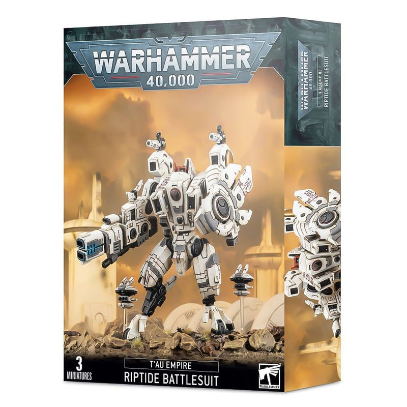 Games Workshop Warhammer 40,000: Tau Empire - Xv104 Riptide Battlesuit available at Northumbrian Tin Soldier