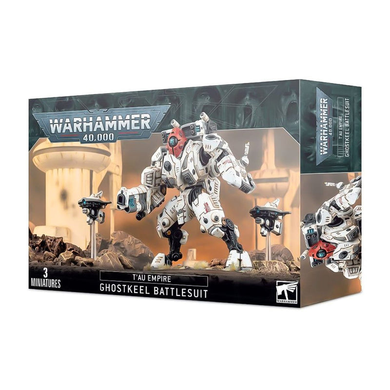 Games Workshop Warhammer 40,000: Tau Empire - Xv95 Ghostkeel Battlesuit available at Northumbrian Tin Soldier