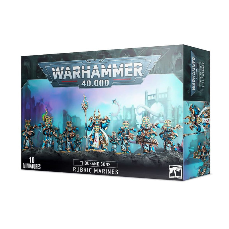 Games Workshop Warhammer 40,000: Thousand Sons - Rubric Marines available at Northumbrian Tin Soldier