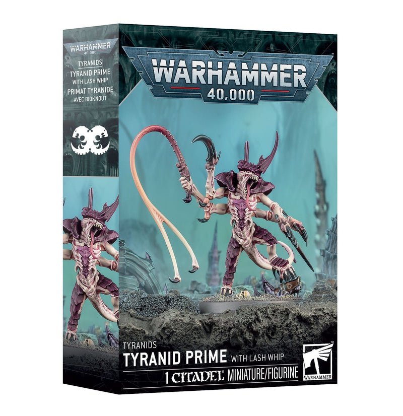 Games Workshop Warhammer 40,000: Tyranids - Tyranid Prime With Lash Whip available at Northumbrian Tin Soldier