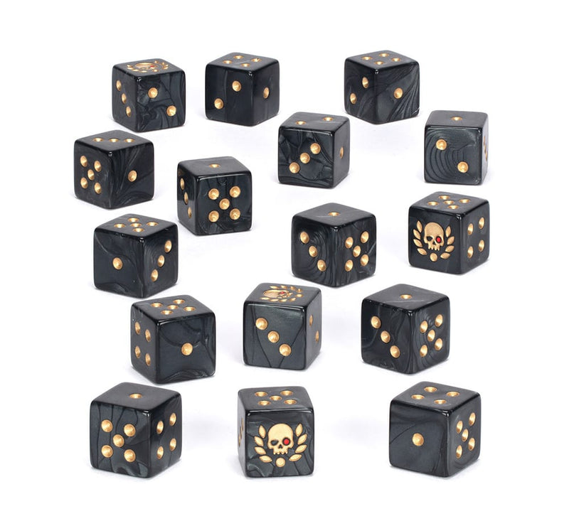 Games Workshop Warhammer 40000 Astra Militarum: Commissar Yarrick Dice available at Northumbrian Tin Soldier
