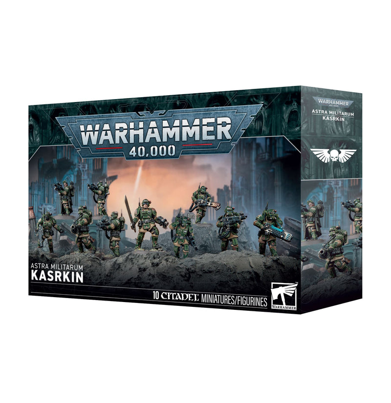 Games Workshop Warhammer 40000: Astra Militarum - Kasrkin available at Northumbrian Tin Soldier