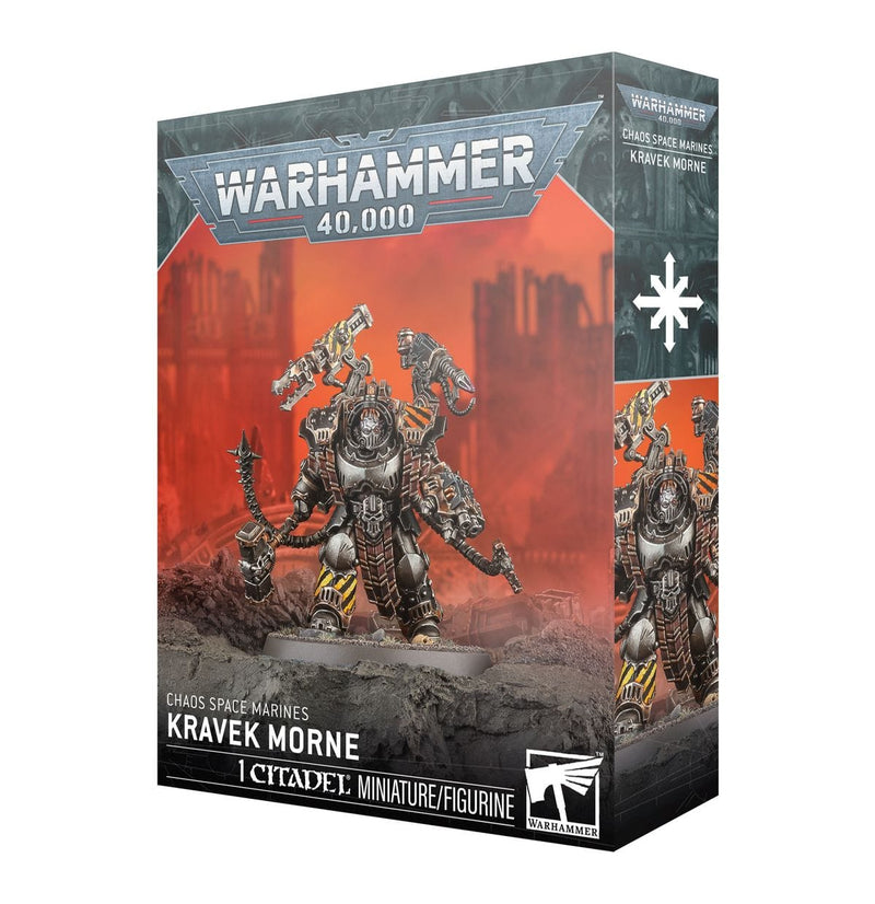Games Workshop Warhammer 40000: Chaos Space Marines - Kravek Morne available at Northumbrian Tin Soldier