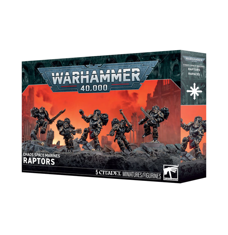 Games Workshop Warhammer 40000: Chaos Space Marines - Raptors available at Northumbrian Tin Soldier