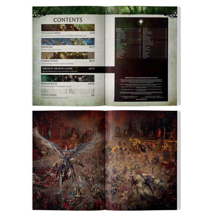 Games Workshop Warhammer 40000: Death Guard - Codex available at Northumbrian Tin Soldier
