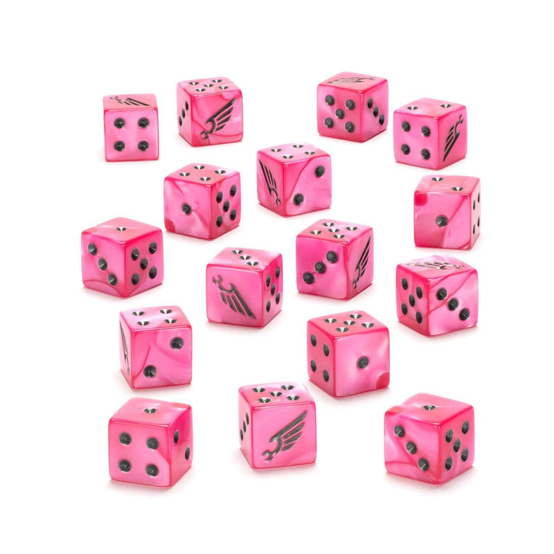 Games Workshop Warhammer 40000: Emperor's Children - Dice available at Northumbrian Tin Soldier