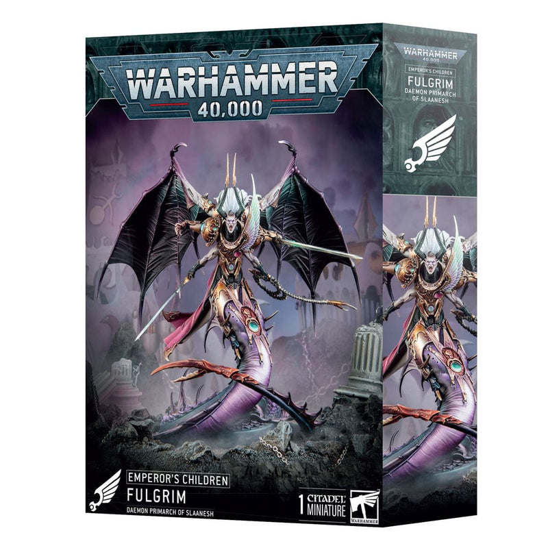Games Workshop Warhammer 40000: Emperor's Children - Fulgrim - Daemon Primarch of Slaanesh available at Northumbrian Tin Soldier
