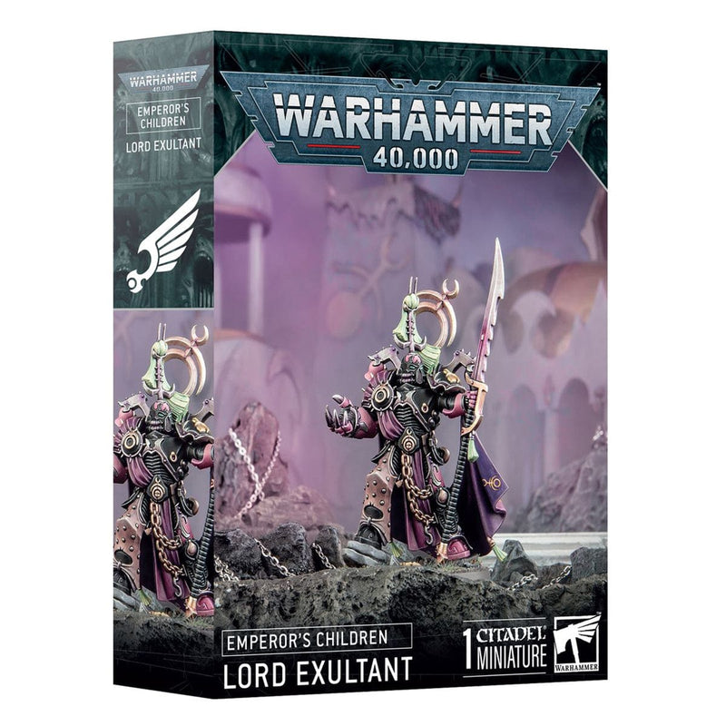 Games Workshop Warhammer 40000: Emperor's Children - Lord Exultant available at Northumbrian Tin Soldier