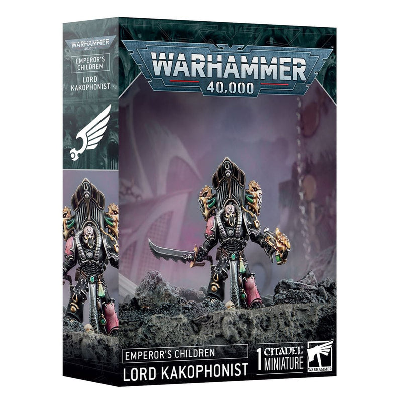 Games Workshop Warhammer 40000: Emperor's Children - Lord Kakophonist available at Northumbrian Tin Soldier