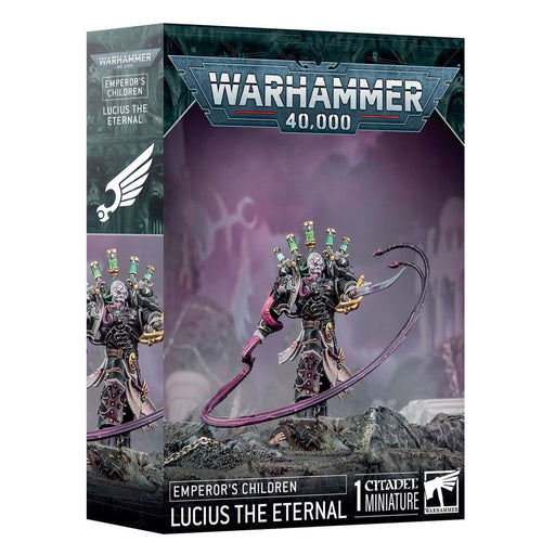 Games Workshop Warhammer 40000: Emperor's Children - Lucius The Eternal available at Northumbrian Tin Soldier