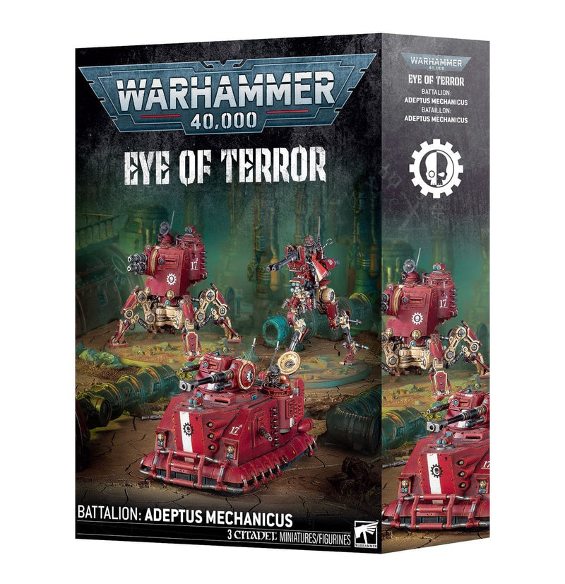 Games Workshop Warhammer 40000: Eye of Terror Battalion - Adeptus Mechanicus available at Northumbrian Tin Soldier