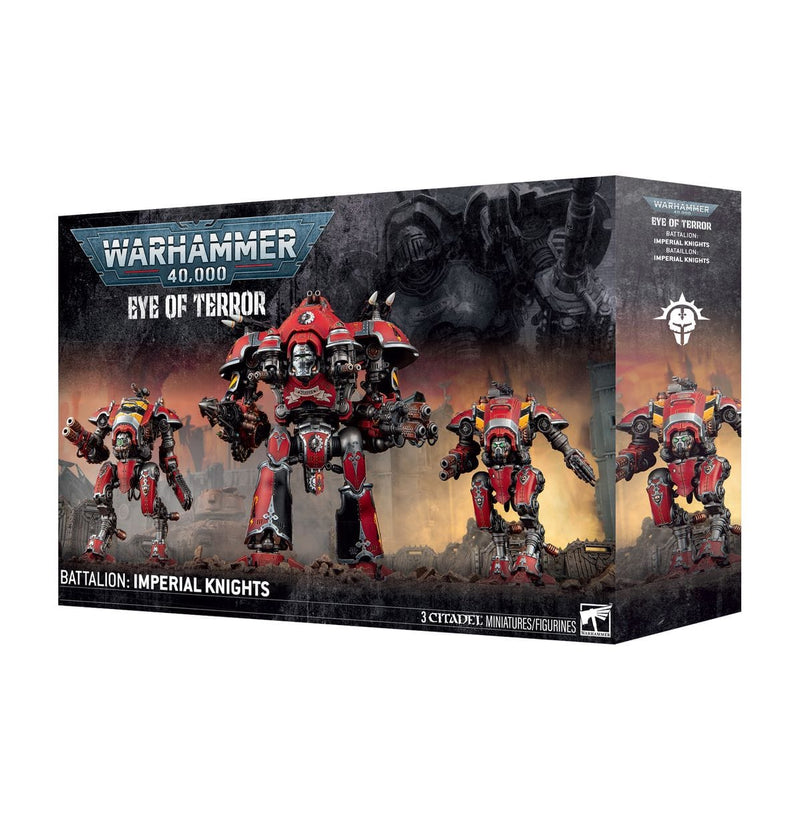 Games Workshop Warhammer 40000: Eye Of Terror Battalion - Imperial Knights available at Northumbrian Tin Soldier