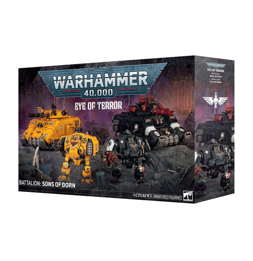 Games Workshop Warhammer 40000: Eye Of Terror Battalion - Sons Of Dorn available at Northumbrian Tin Soldier