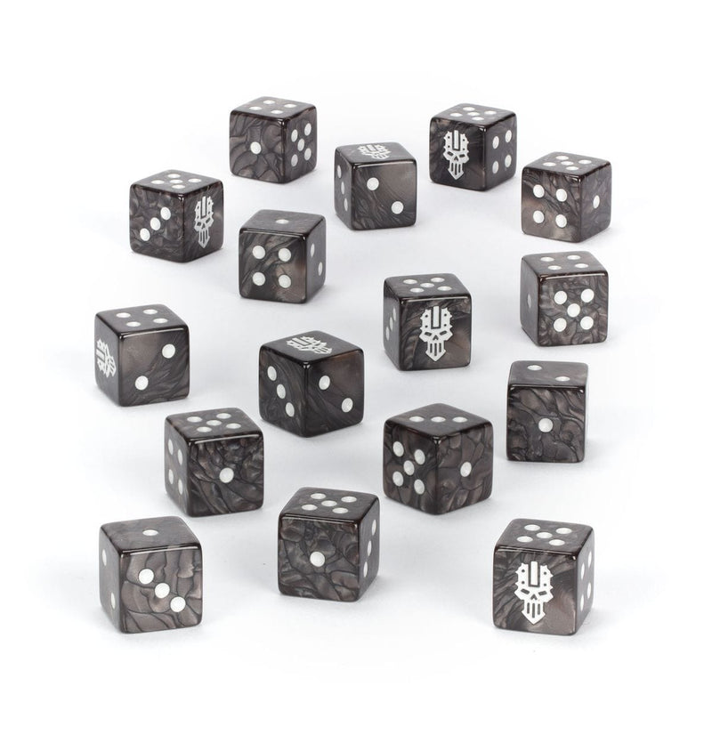 Games Workshop Warhammer 40000: Iron Warriors Dice available at Northumbrian Tin Soldier