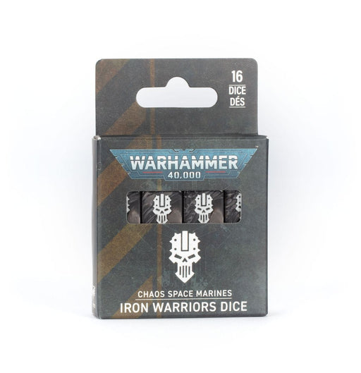 Games Workshop Warhammer 40000: Iron Warriors Dice available at Northumbrian Tin Soldier